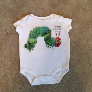 Hungry caterpillar onesie